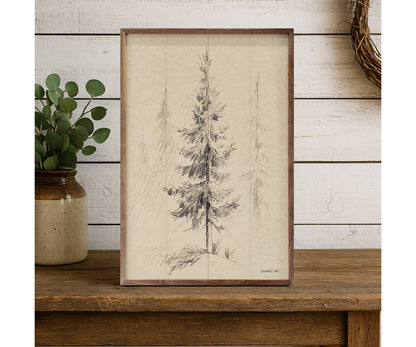 Kendrick Home Elegant Pine I By Danhui Nai