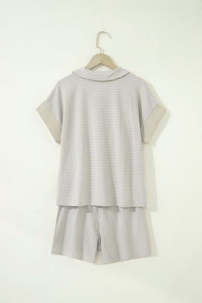 Threaded Pear Aadhya Dolman Sleeve Polo Set