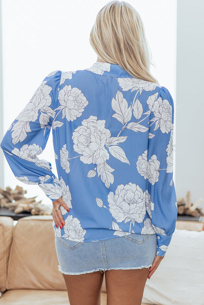 Threaded Pear Carmen Detail Puff Sleeve Shirt
