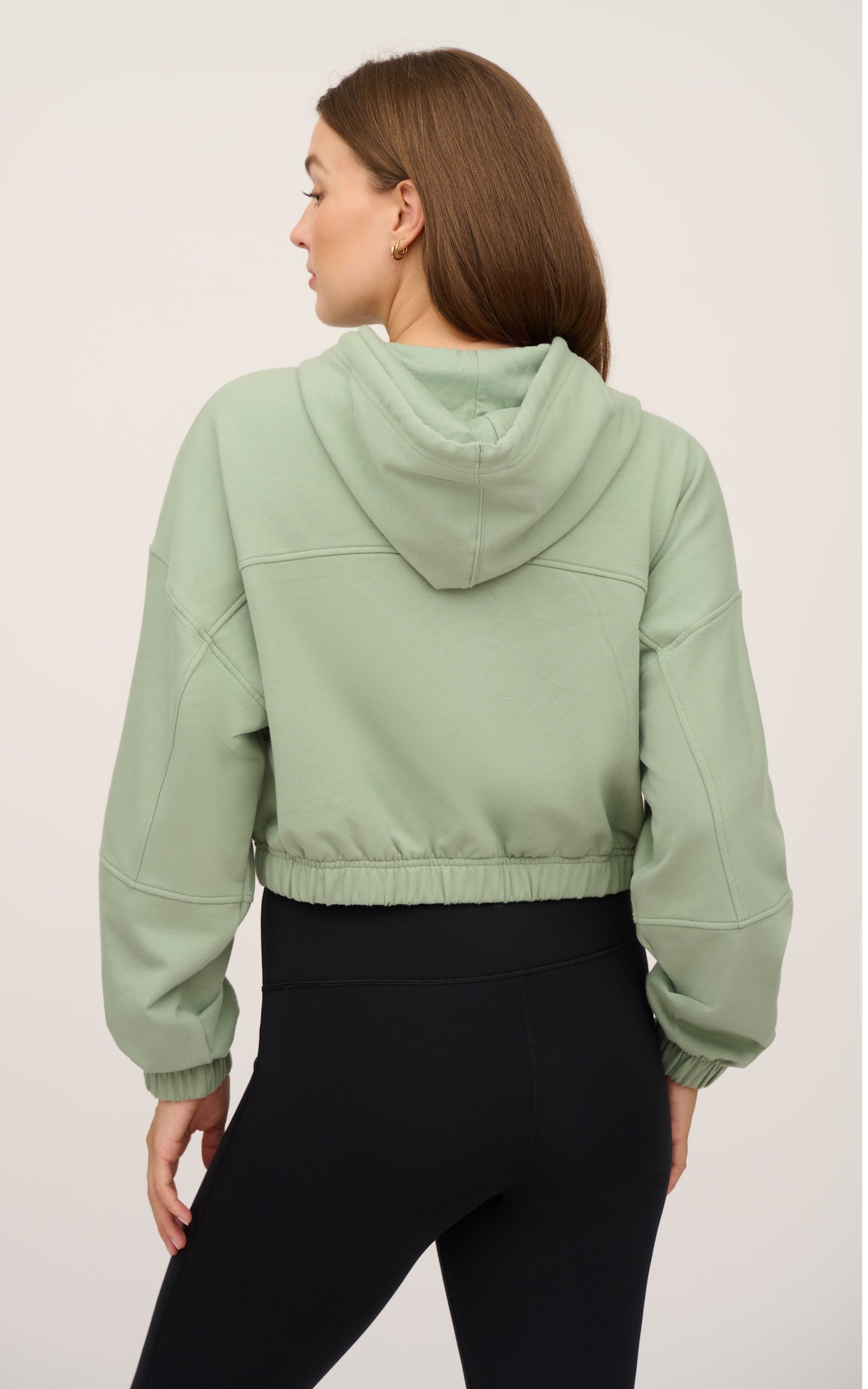Cloud Plush Zip Front Hoodie