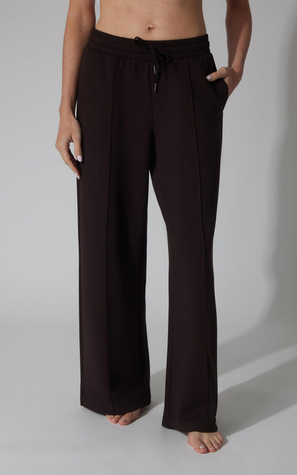 Softlite Fleece Timeless Pintuck Wide Leg Pant - Our Cafe Story