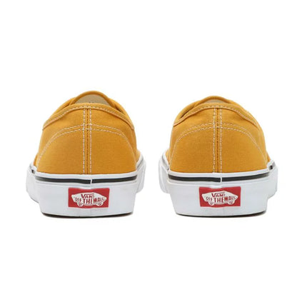 [vn0a5jmpf3x] Mens Vans Ua Authentic Color Theory 'golden Yellow' - Color Theory Checkerboard Yellow White