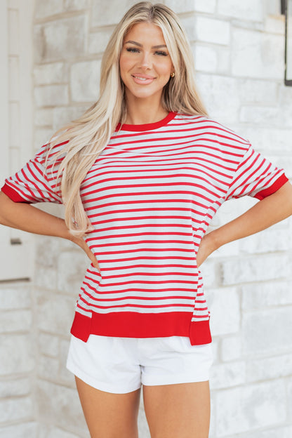 Threaded Pear Emery Half Sleeve T Shirt