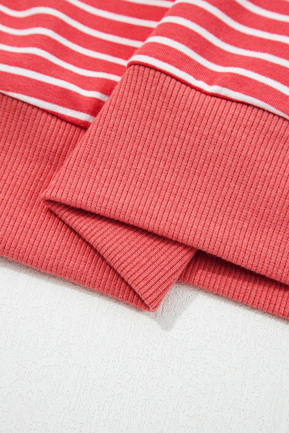 Threaded Pear Hallie Puff Sleeve Stripe Hoodie