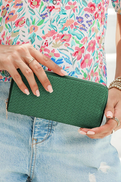 Threaded Pear Finley Zip around Long Wallet