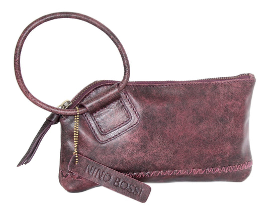 Nino Bossi Wendy's Ring Clutch - Burgundy