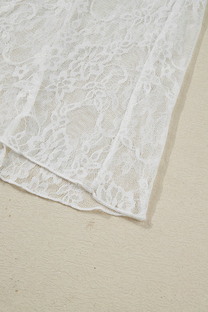 Maliyah Lace Flowy Maxi Skirt by Threaded Pear
