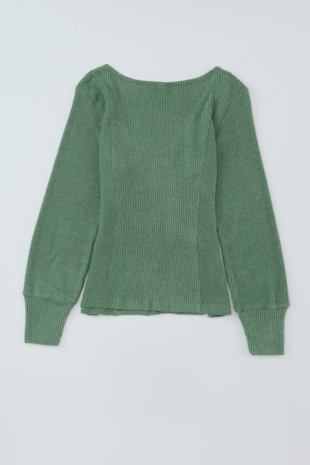 Threaded Pear Harper U Textured Long Sleeve Top