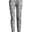 Gray & White Nordic Snowflake Print