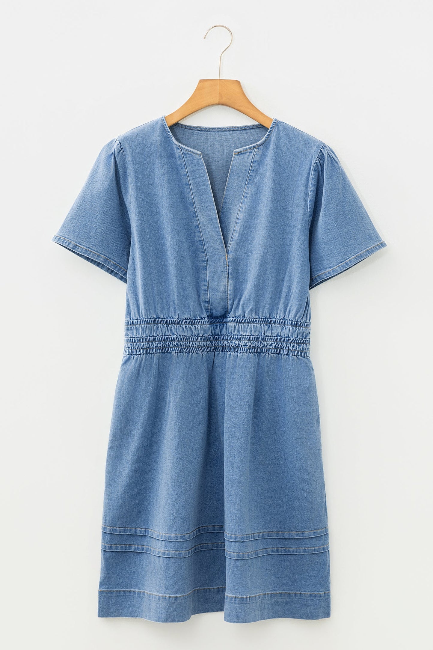 Threaded Pear Itzel Short Sleeve Mini Dress