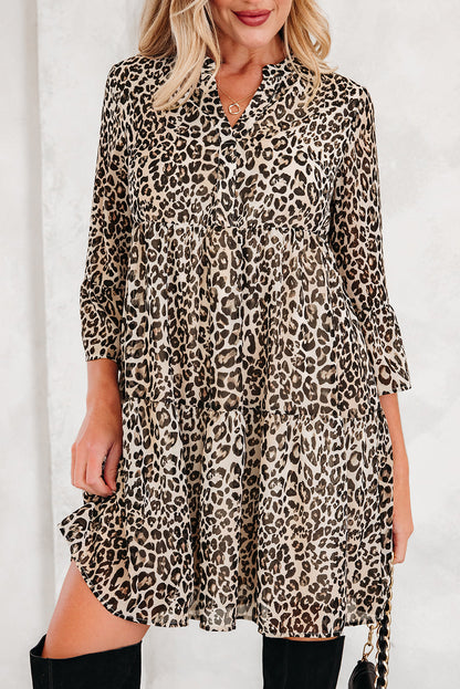 Threaded Pear Gwenhara 4 Sleeve Swing Dress