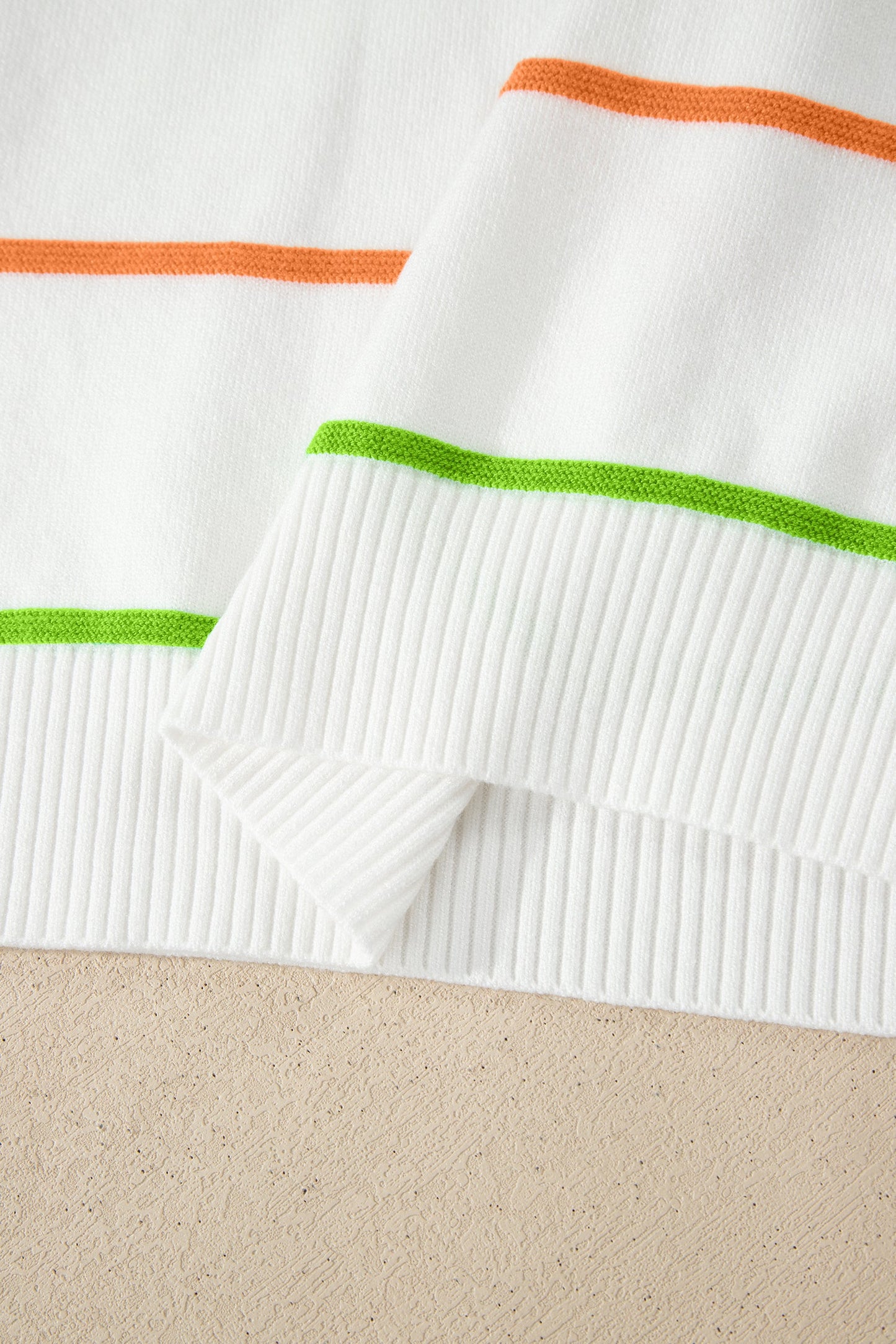 Threaded Pear Soraya Stripe Knitted Sweater
