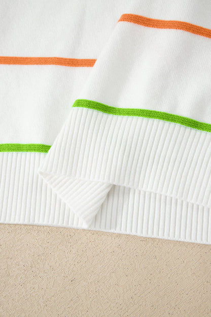 Threaded Pear Soraya Stripe Knitted Sweater