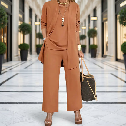 Women's 3-Piece Longline Duster Cardigan