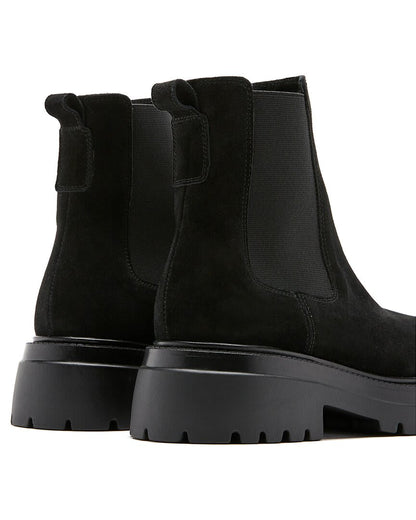 BLACK SUEDE-