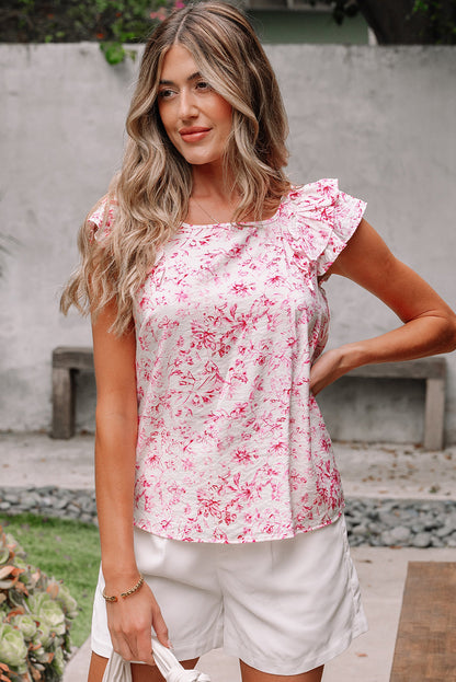 Threaded Pear Kelly Bow Back Square Blouse