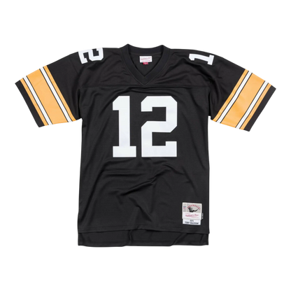 Mitchell & Ness Legacy Pittsburgh Steelers 1976 Terry Bradshaw Men Jersey Black/Gold/White