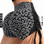 Black Gray Leopard Grain