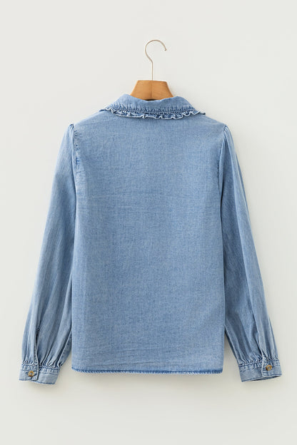Threaded Pear Antonella Pan Collar Western Shirt