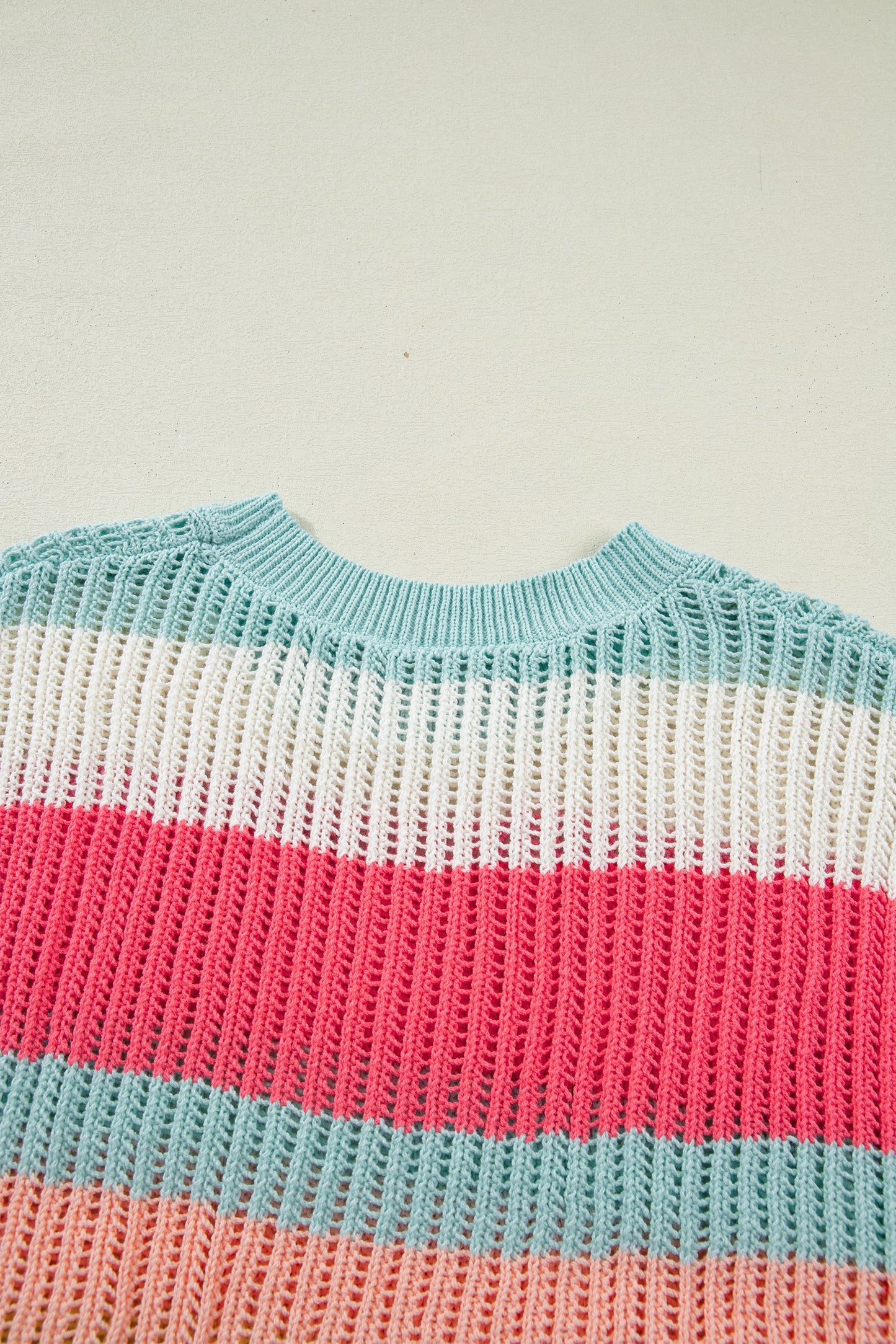 Threaded Pear Joelle Knit Short Sleeve Sweater