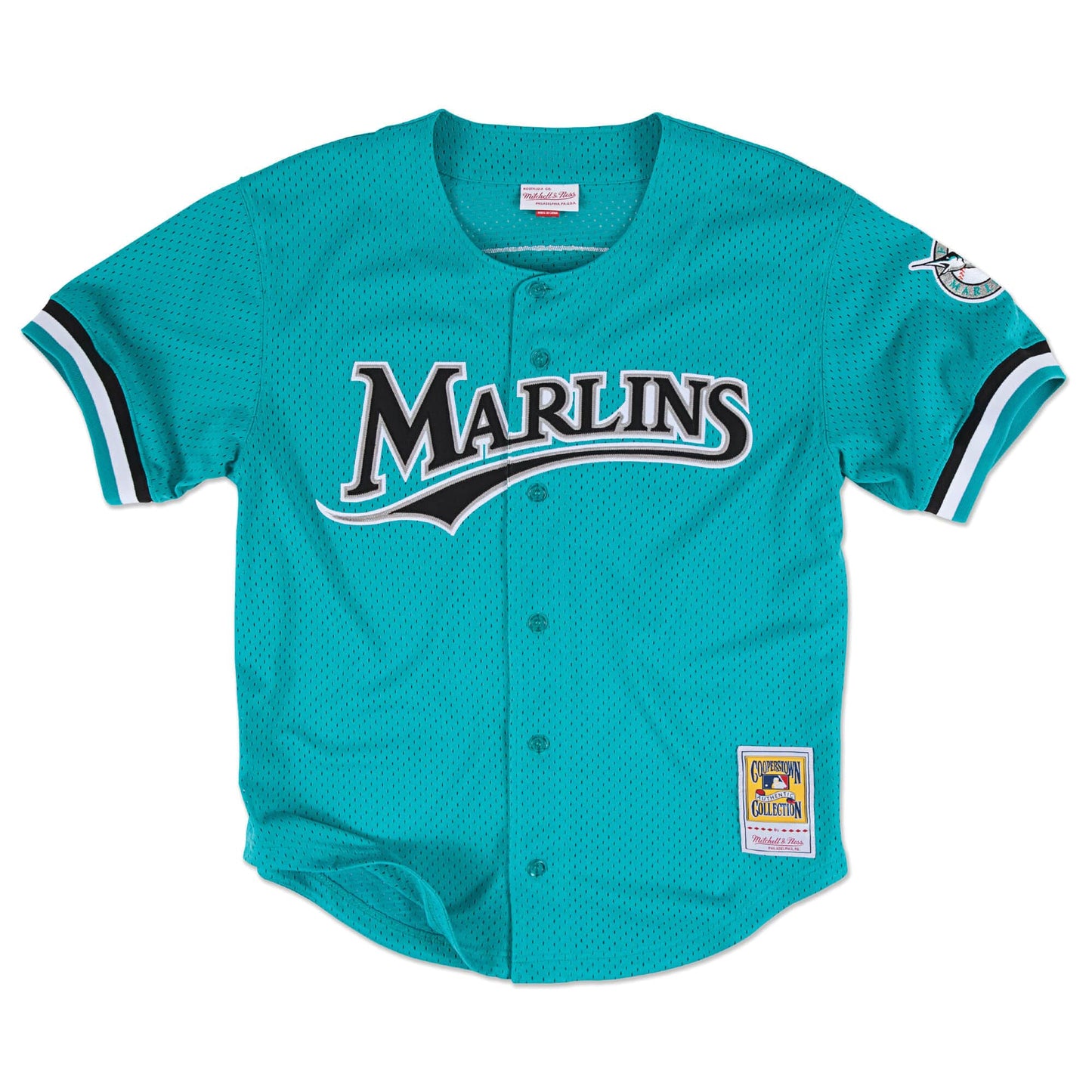 Men's Mitchell & Ness MLB Bp Jersey Marlins 1995 Andre Dawson