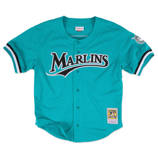 Men's Mitchell & Ness MLB Bp Jersey Marlins 1995 Andre Dawson