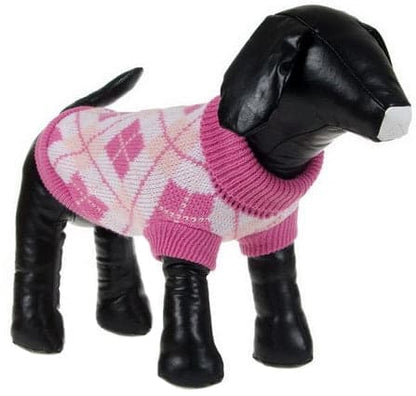 Pink Argyle-