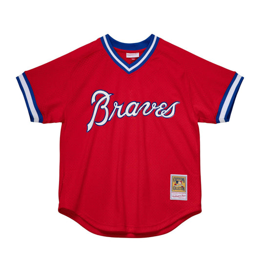 Mitchell & Ness Men's MLB Authentic Bp Jersey - Pullover Braves 1980 Dale Murphy