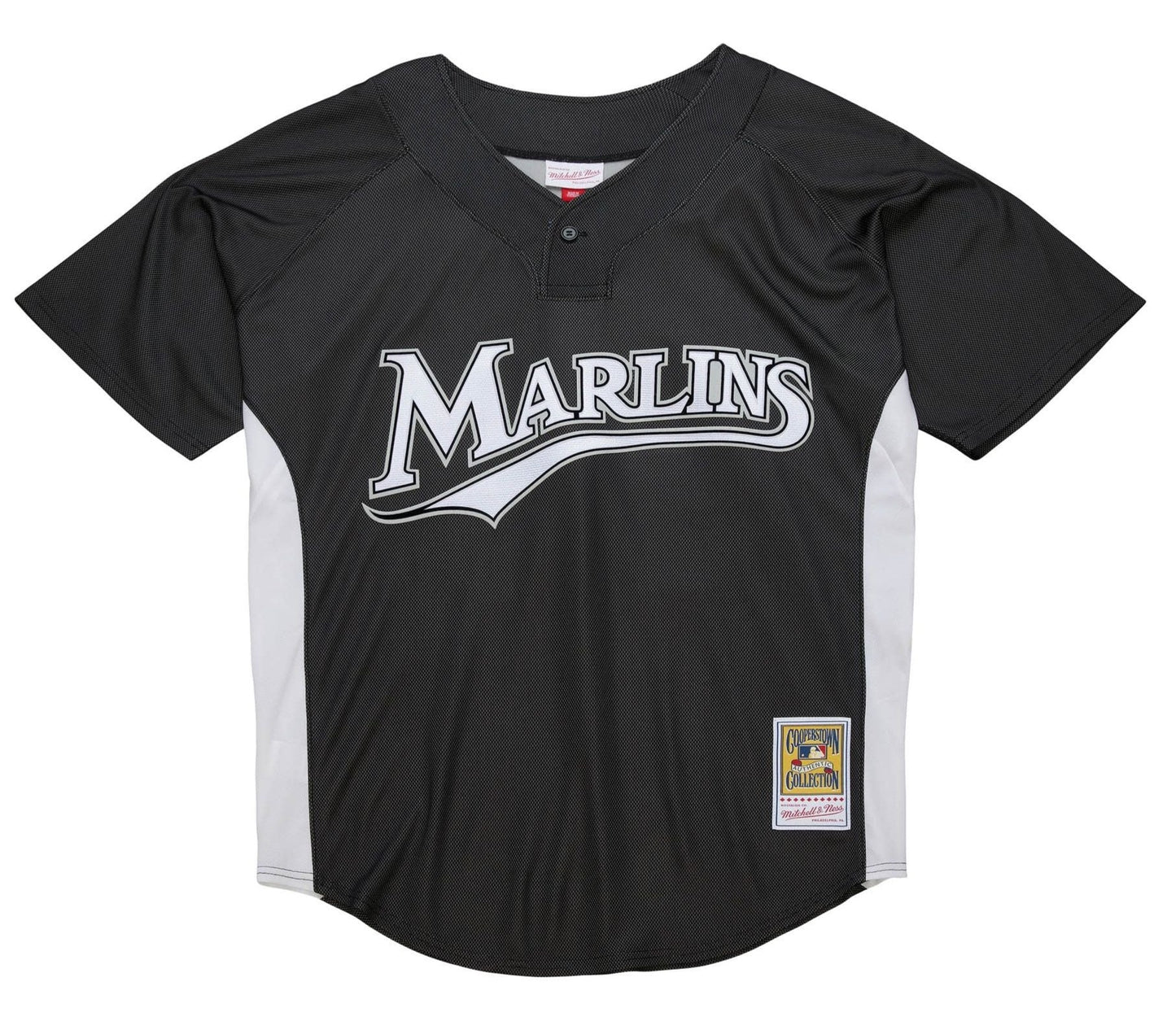 Men's Mitchell & Ness MLB Dark Jersey Marlins 2007 Dontrelle Willis
