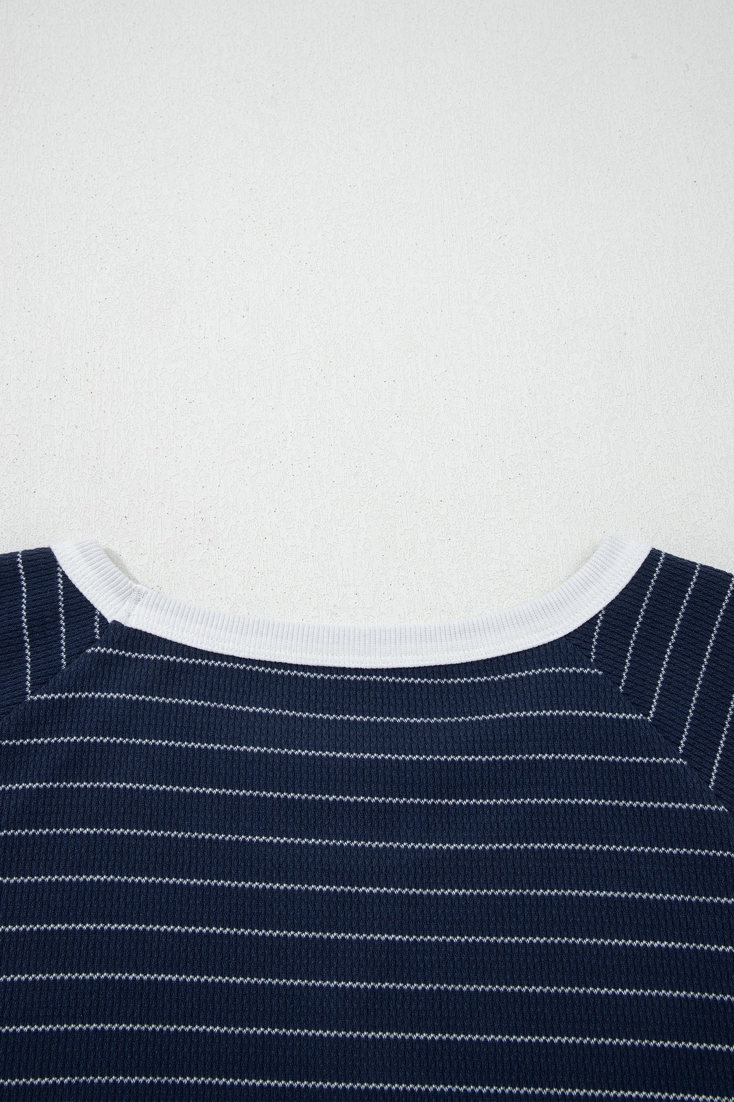 Threaded Pear Melany Trim Ribbed T PLUS Shirt