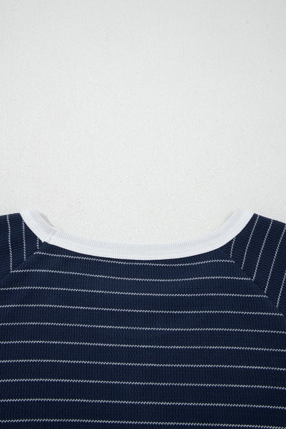 Threaded Pear Melany Trim Ribbed T PLUS Shirt