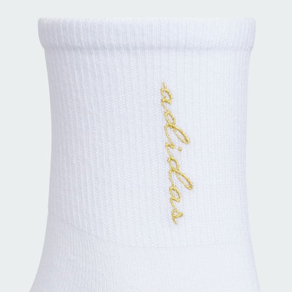 White / Gold Metallic / Silver Metallic-