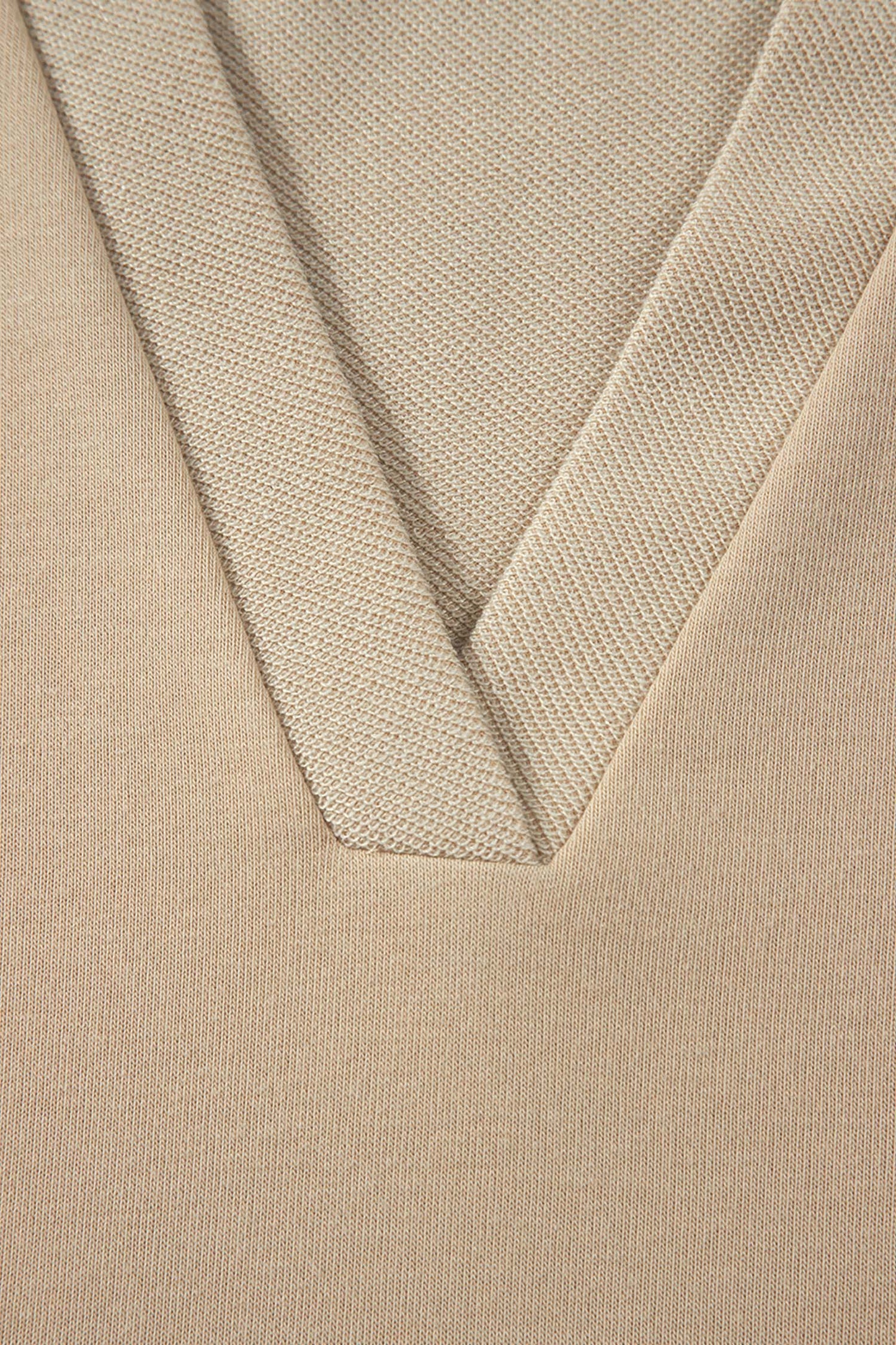 Threaded Pear Iris Notched Raw Edge PLUS Jumper