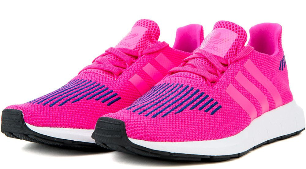 Vans Grade School adidas Swift Run J 'Shock Pink Ultra Pop' Sneakers