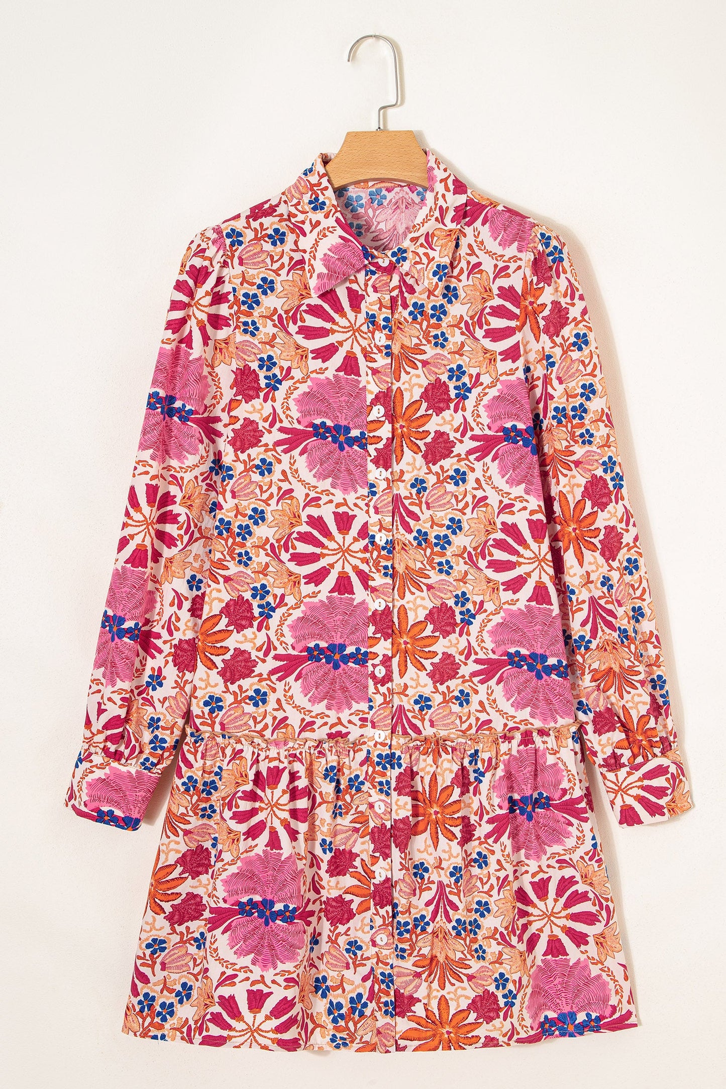 Threaded Pear Analia Long Sleeve Mini Dress