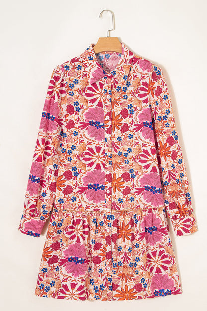 Threaded Pear Analia Long Sleeve Mini Dress