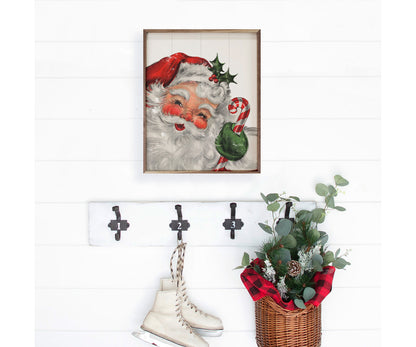 Kendrick Home Santa With Candy Cane