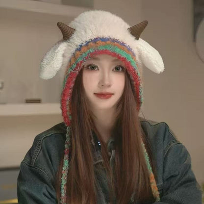 Women’s Cold-Proof Knitted Hat – Versatile Warm Winter Beanie