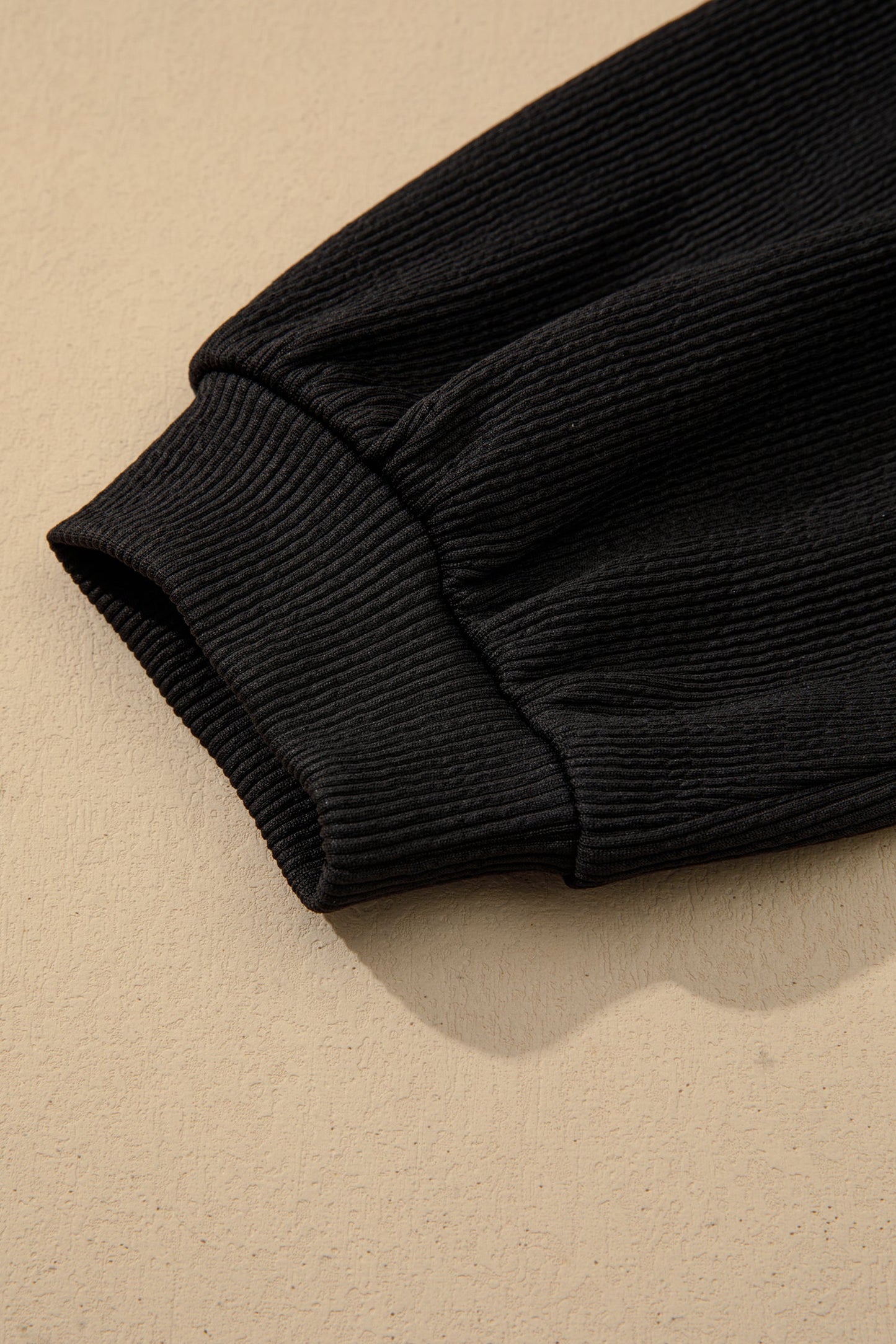 Threaded Pear Ainsley Block Trim Ribbed PLUS Dress