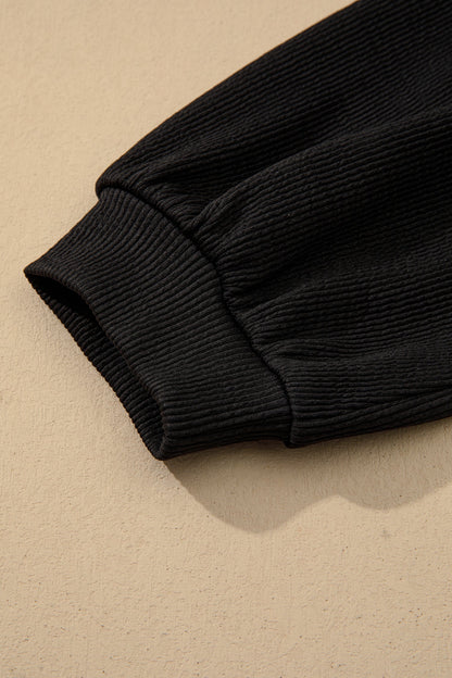 Threaded Pear Ainsley Block Trim Ribbed PLUS Dress