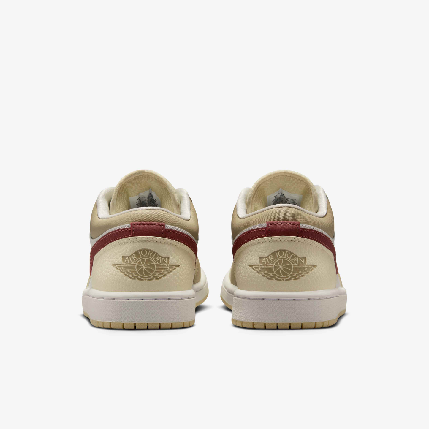 [hv6530-100] Womens Air Jordan Retro 1 Low Ce 'desert Khaki Red Sepia'