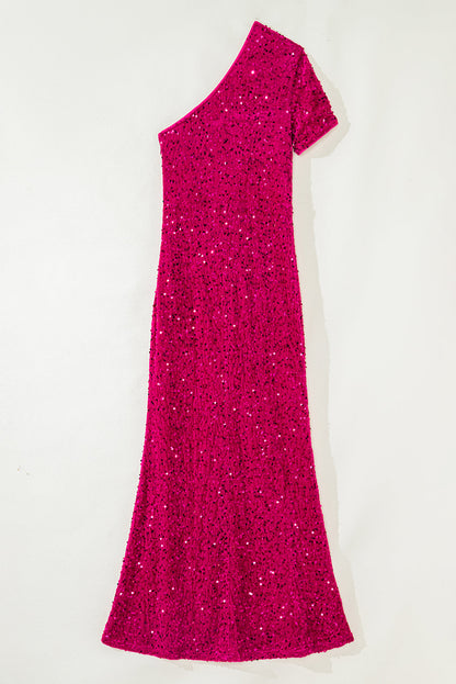 Threaded Pear Meadow High Bodycon Sequin Gown