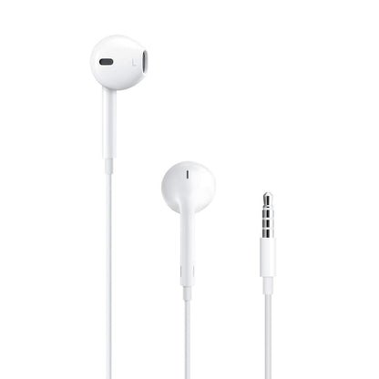 Apple Earpods Headphones with 3.5mm Plug, Wired Ear Buds with Built-In Remote to Control Music, Phone Calls, and Volume