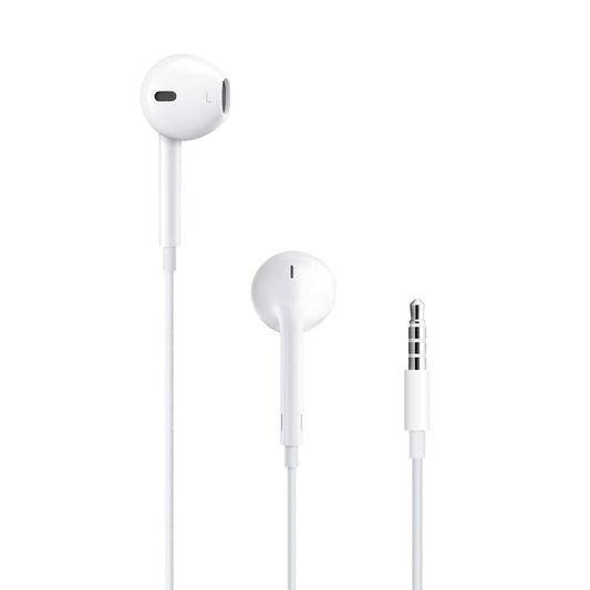 Apple Earpods Headphones with 3.5mm Plug, Wired Ear Buds with Built-In Remote to Control Music, Phone Calls, and Volume