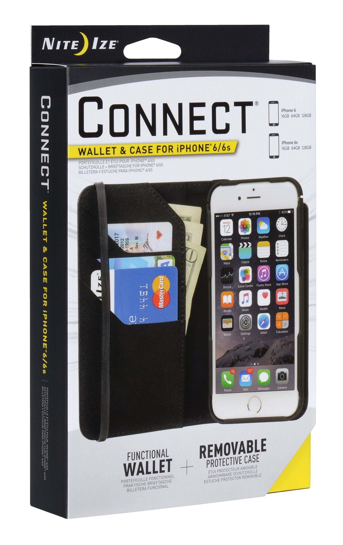 Nite Ize Carrying Case for Iphone 6/6s - Retail Packaging - Black