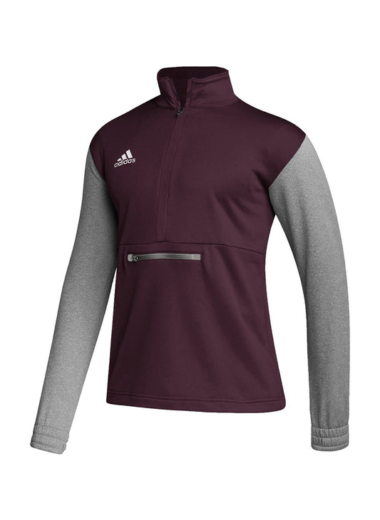 [hi3072] Mens adidas Team Issue Quarter-zip