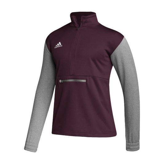 [hi3072] Mens adidas Team Issue Quarter-zip