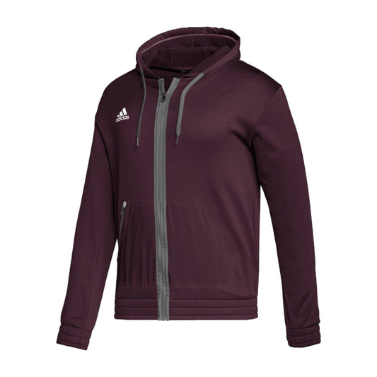 [hi3142] Mens adidas Team Issue Full-zip Hoodie