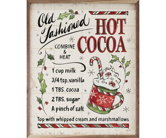 Kendrick Home Christmas Treats VII Hot Cocoa By Anne Tavoletti