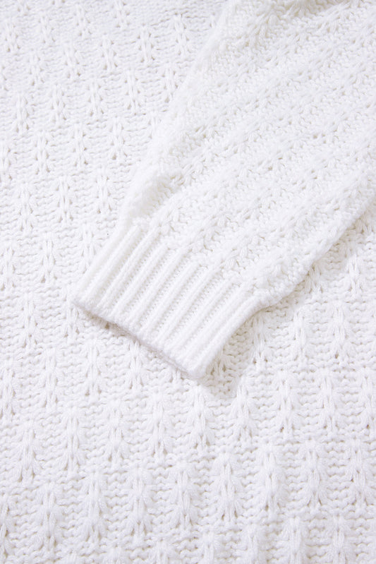 Threaded Pear Emma Ribbed Edge Loose Sweater
